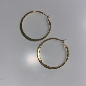 Gold earrings